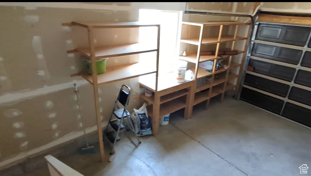 View of storage area