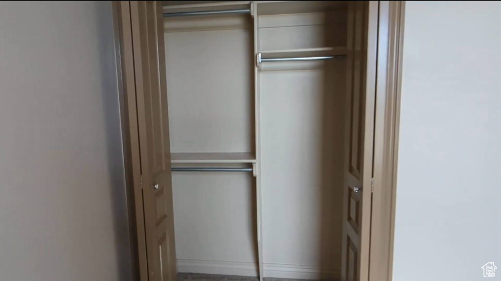View of closet