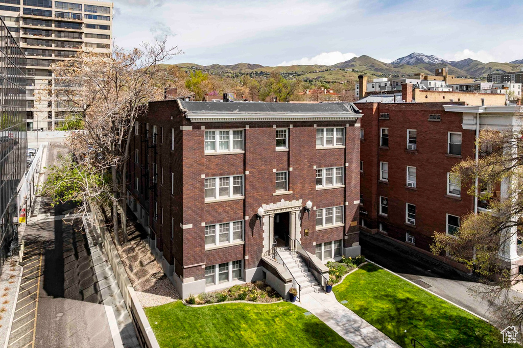 View of property featuring a mountain view