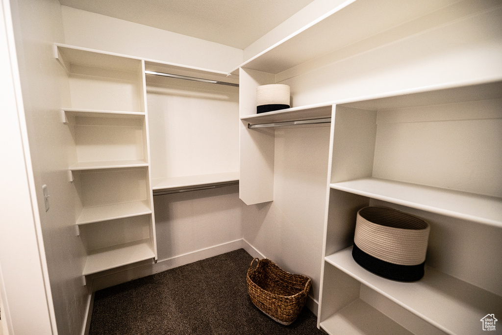 View of spacious closet