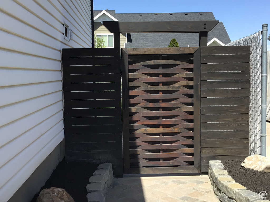 View of gate