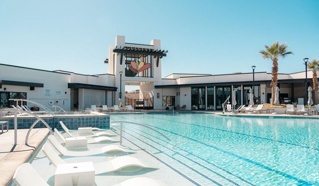 View of community pool