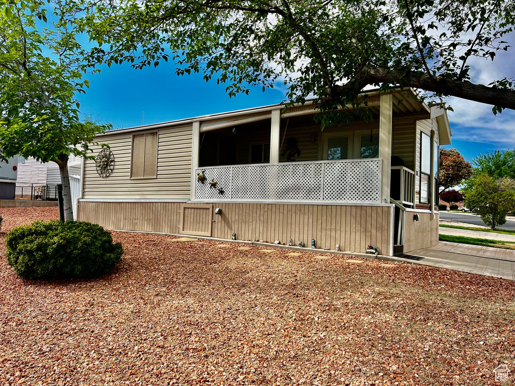 View of front of home
