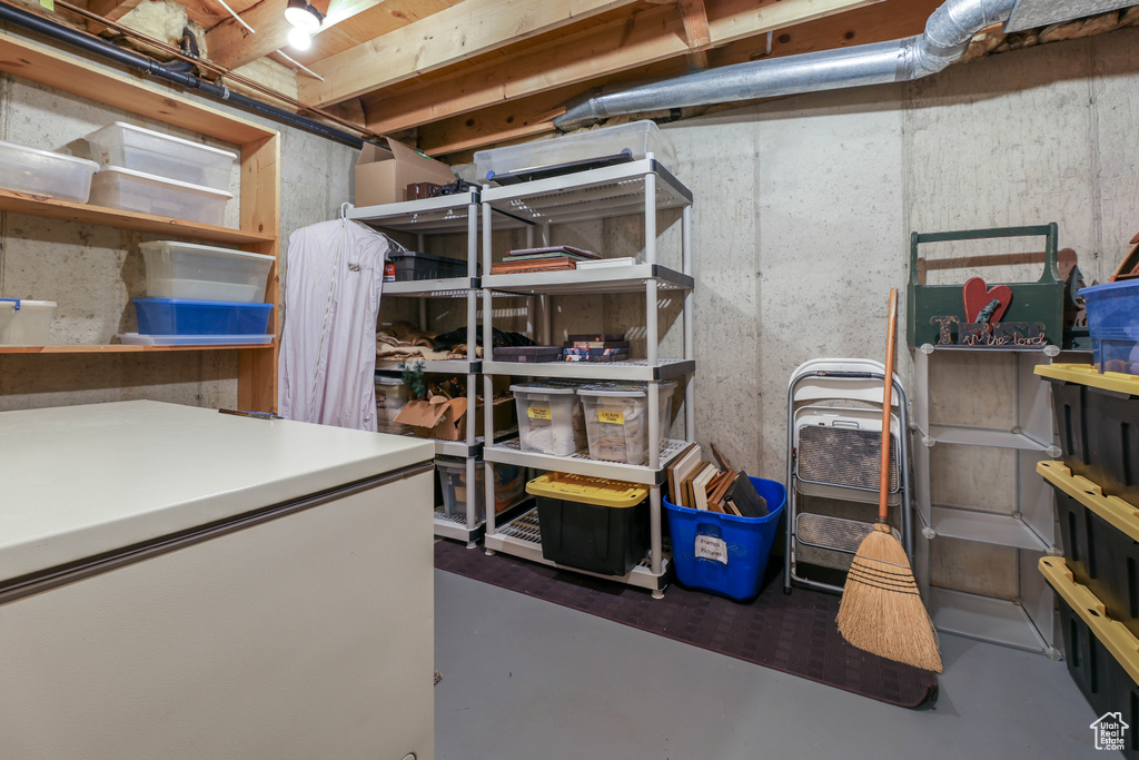 View of storage area