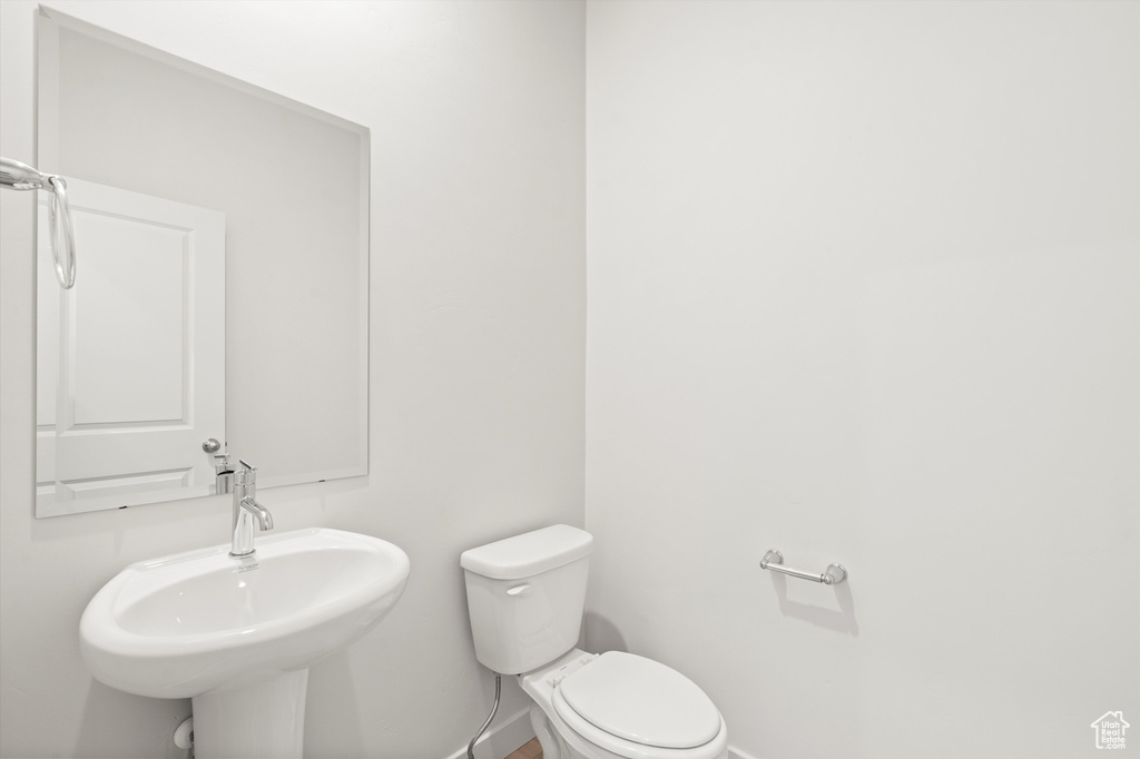 Bathroom with baseboards