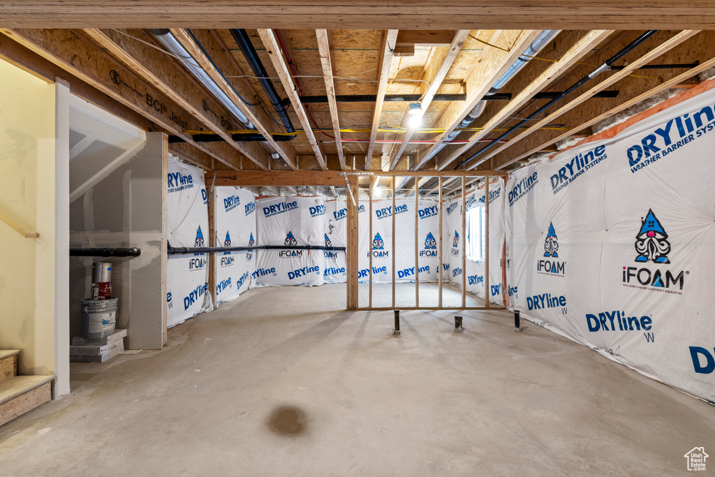 View of basement