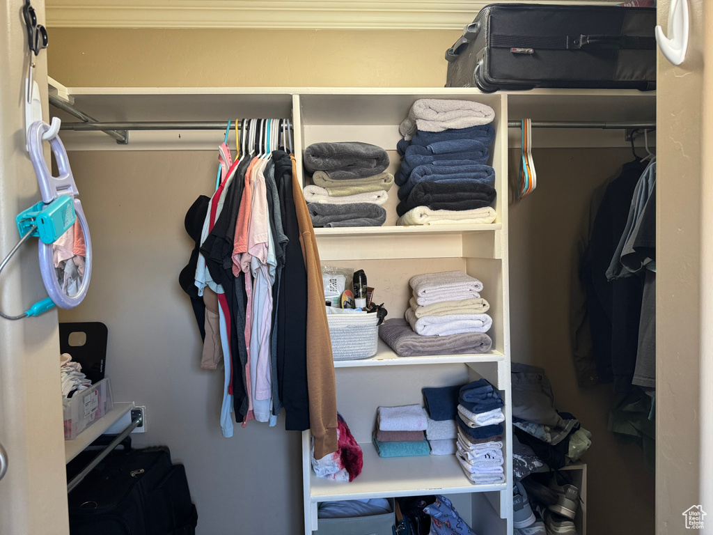 View of closet