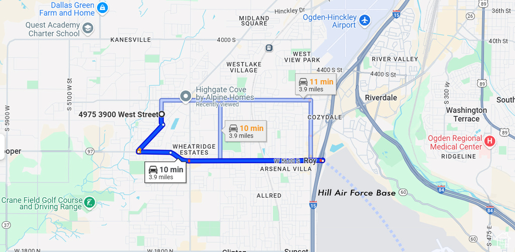 Map location
