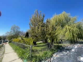 View of road with sidewalks