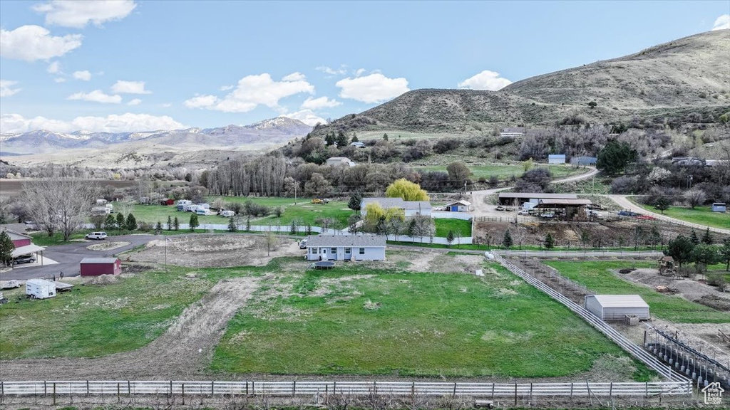 Exterior space with a rural view