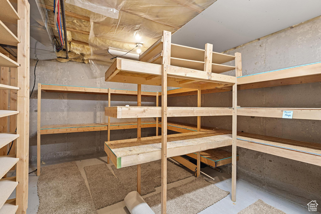 View of storage area