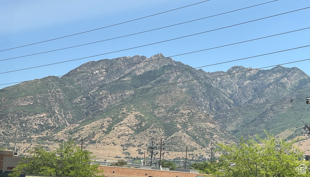 View of mountain background
