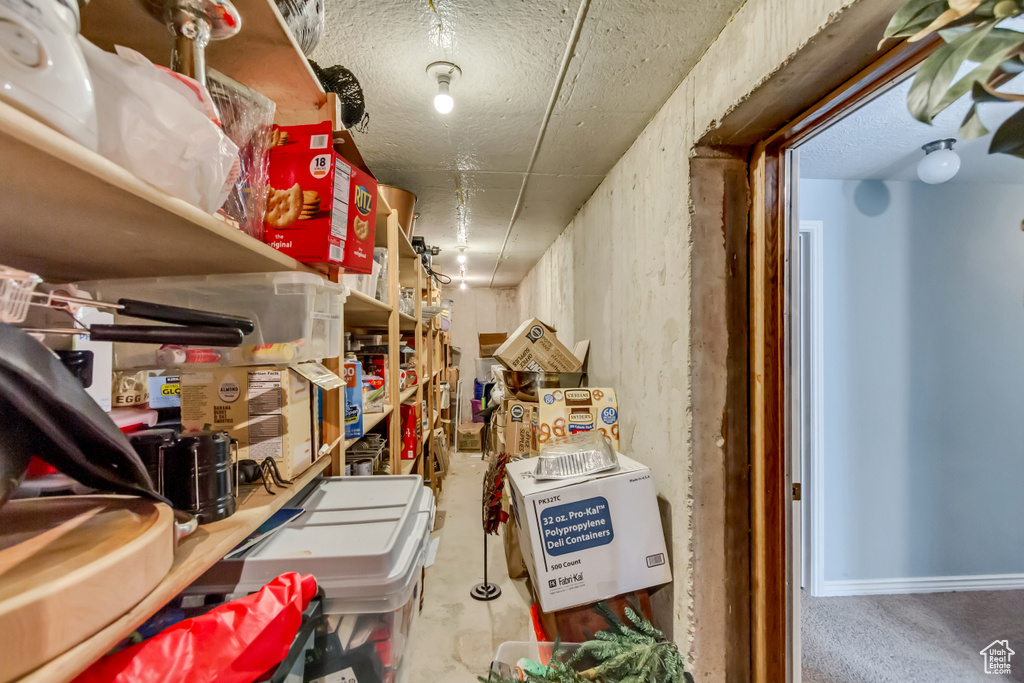 View of storage area