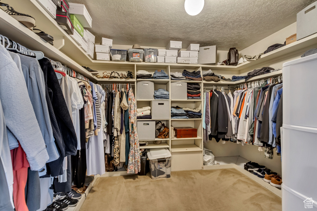 View of spacious closet