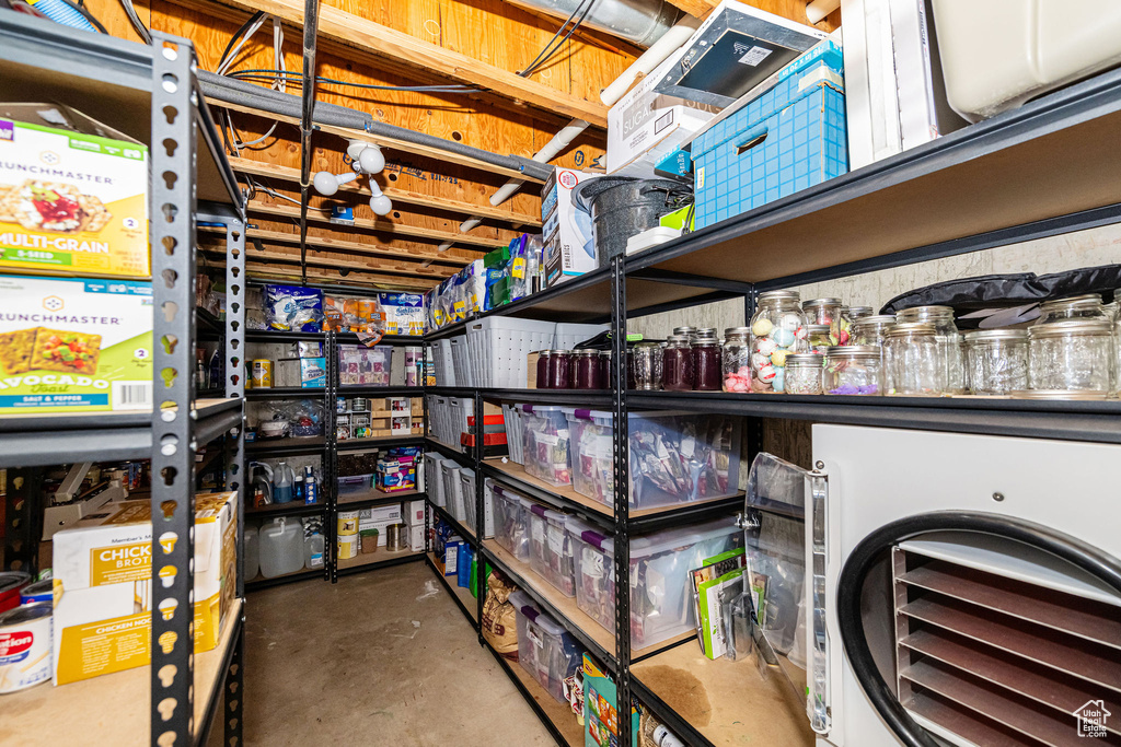 View of storage area