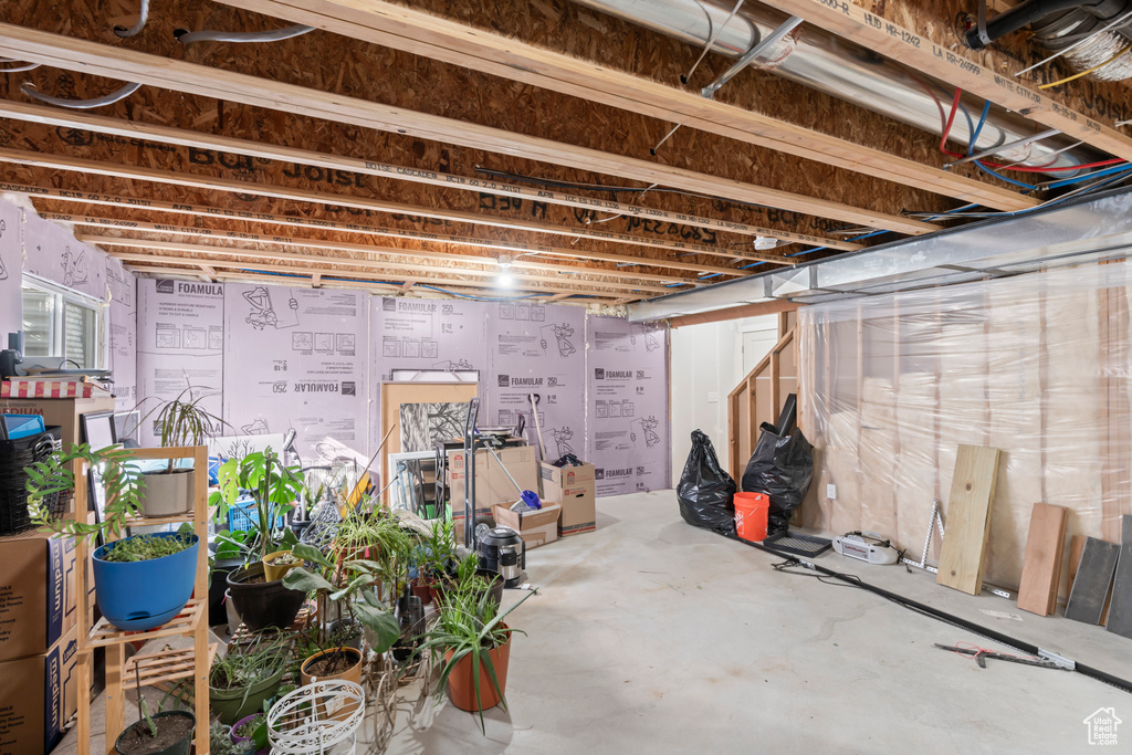 View of basement