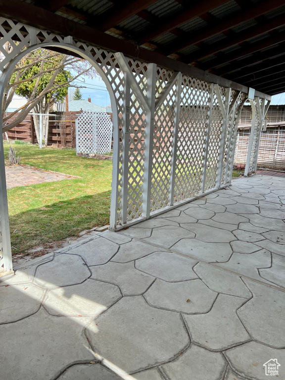 View of patio