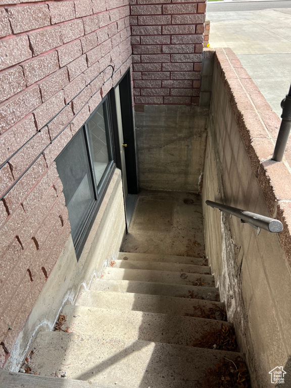 View of stairs
