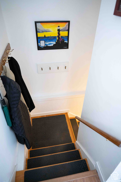 View of stairway