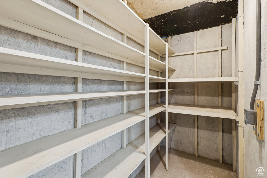 View of storage room