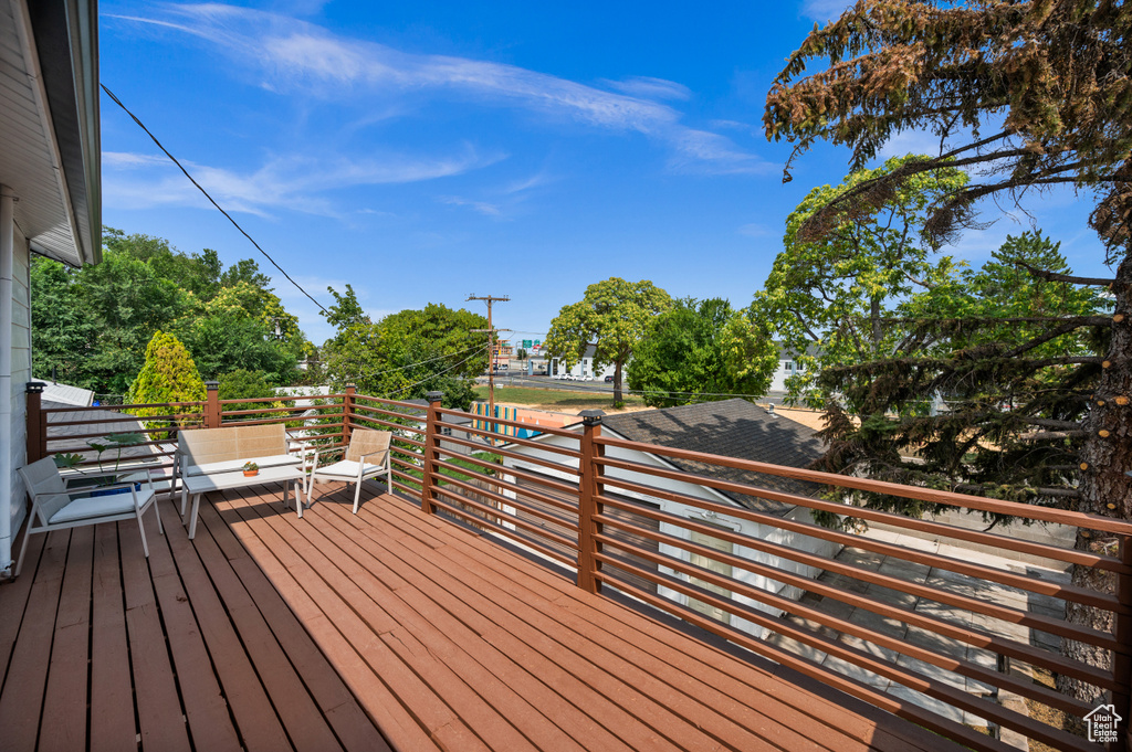 View of deck