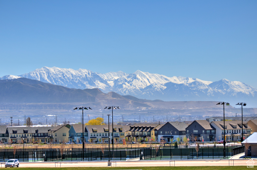 View of mountain feature featuring a residential view