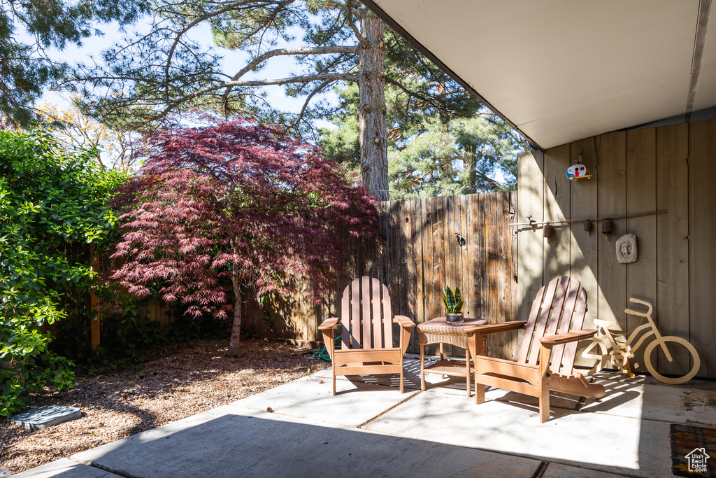 View of patio / terrace with fence
