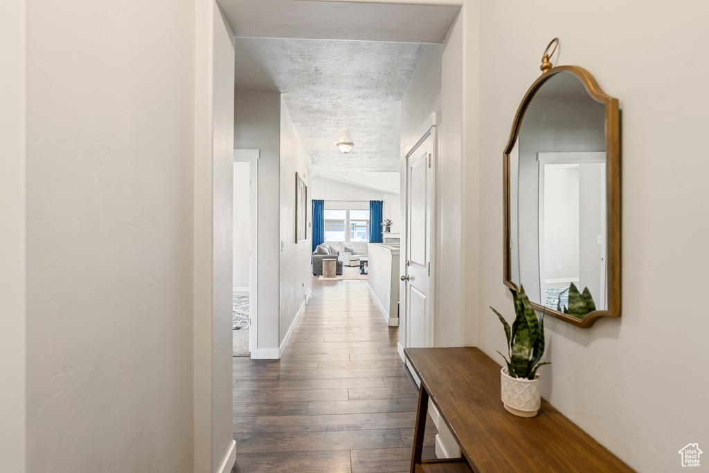 Hall featuring hardwood / wood-style floors