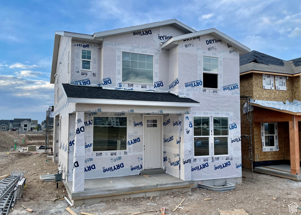 View of property under construction