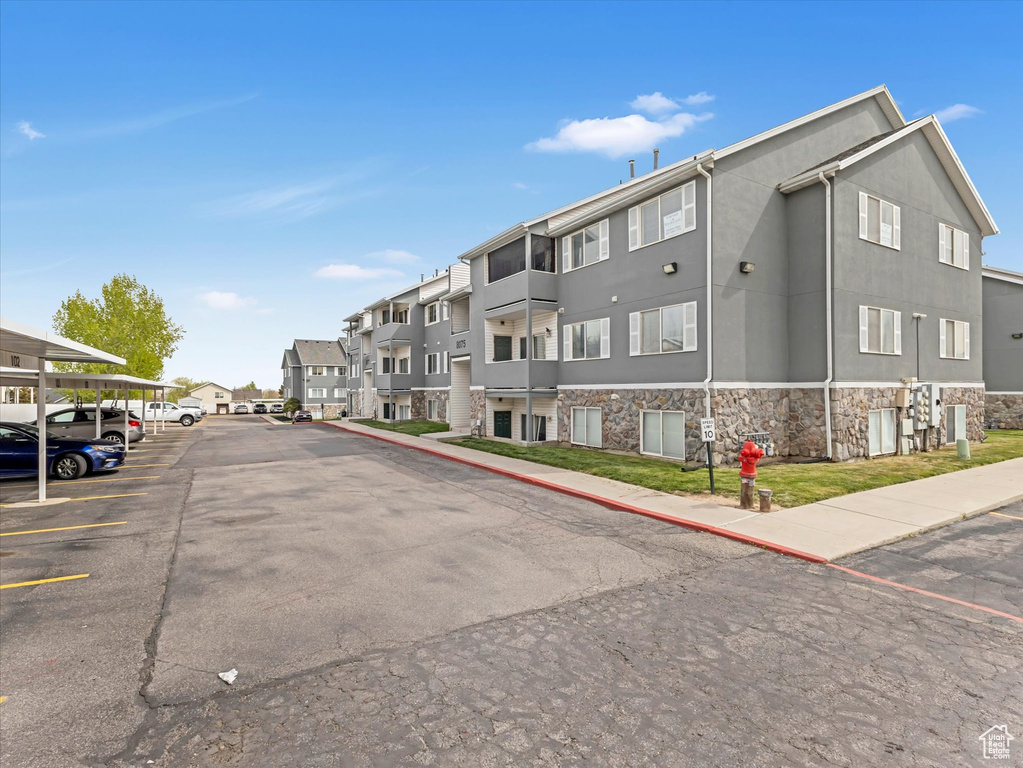 View of street featuring a residential view