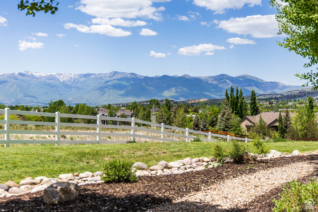 View of mountain backdrop