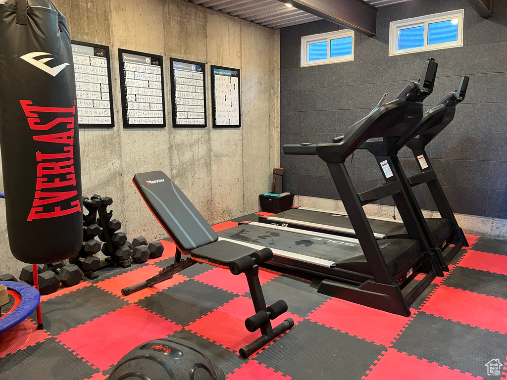 View of exercise room