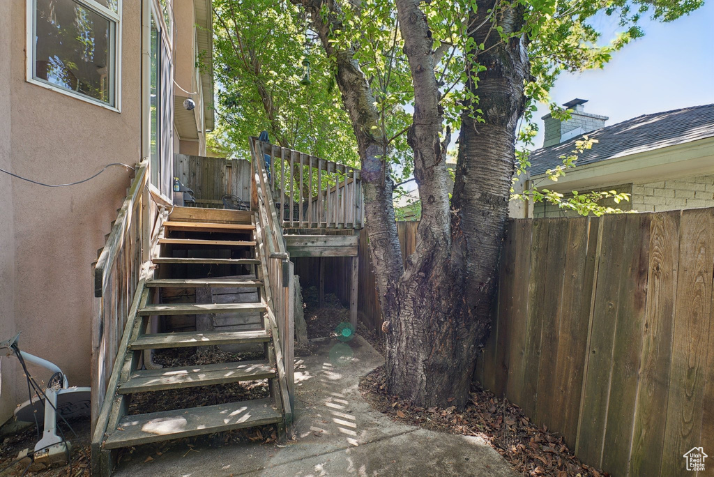 View of stairway