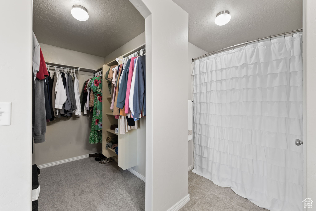 View of spacious closet