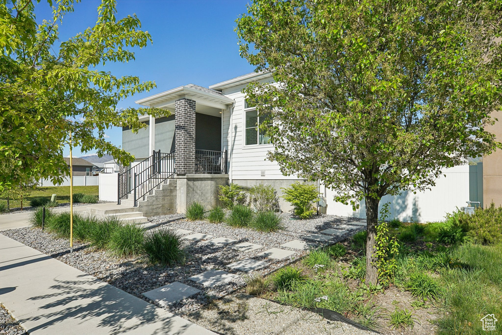 View of front of home