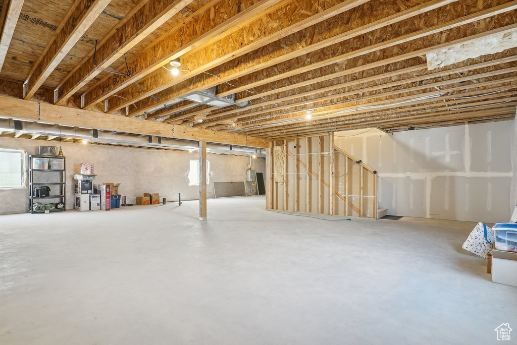View of basement