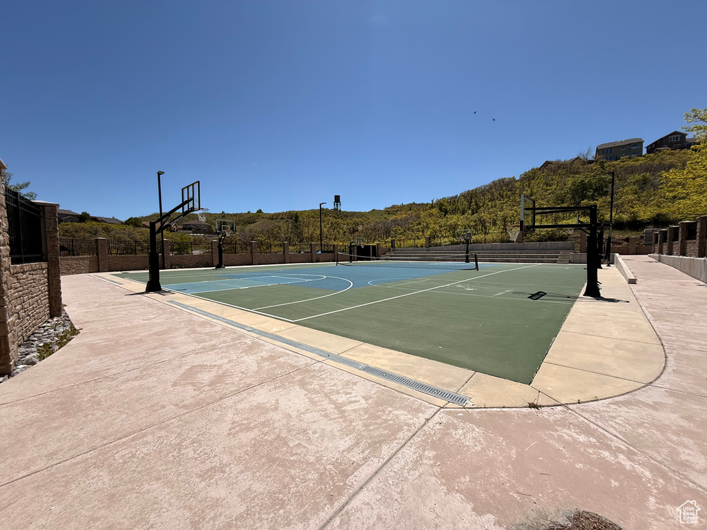 View of sport court with community basketball court