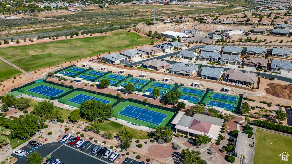 Aerial overview of property\'s location