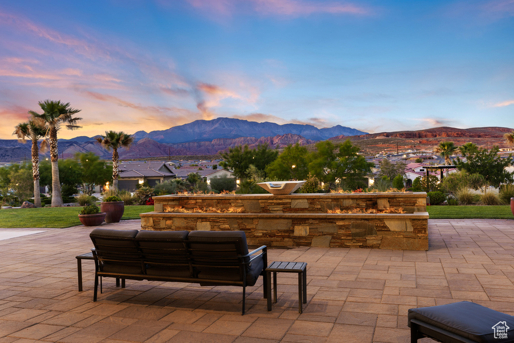 View of mountain backdrop
