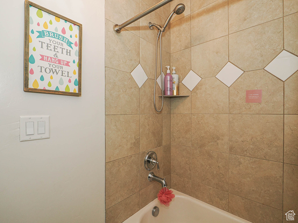 Full bath with washtub / shower combination