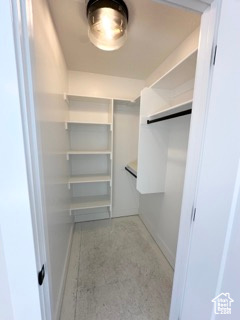 View of spacious closet