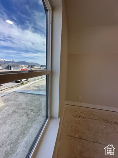 Interior details with baseboards