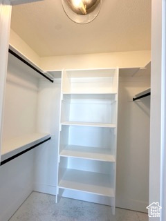 View of spacious closet
