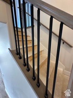View of stairs