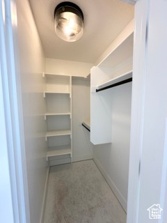 View of spacious closet