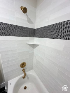 Full bath with shower / bath combination