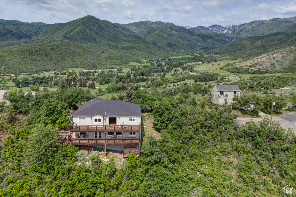 View of mountain background