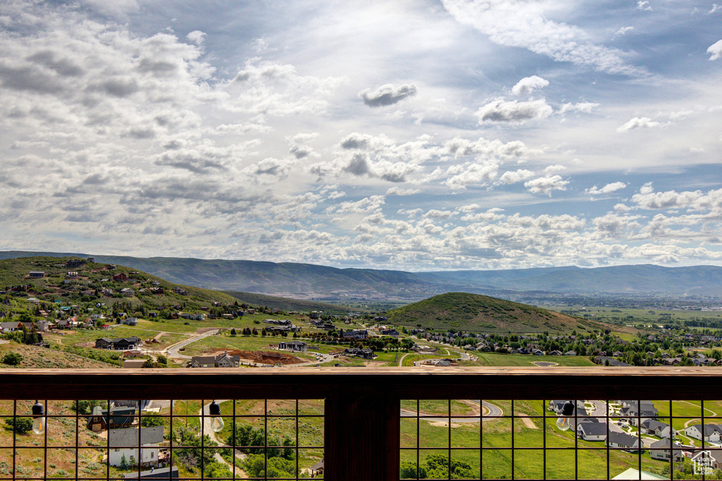 View of mountain backdrop