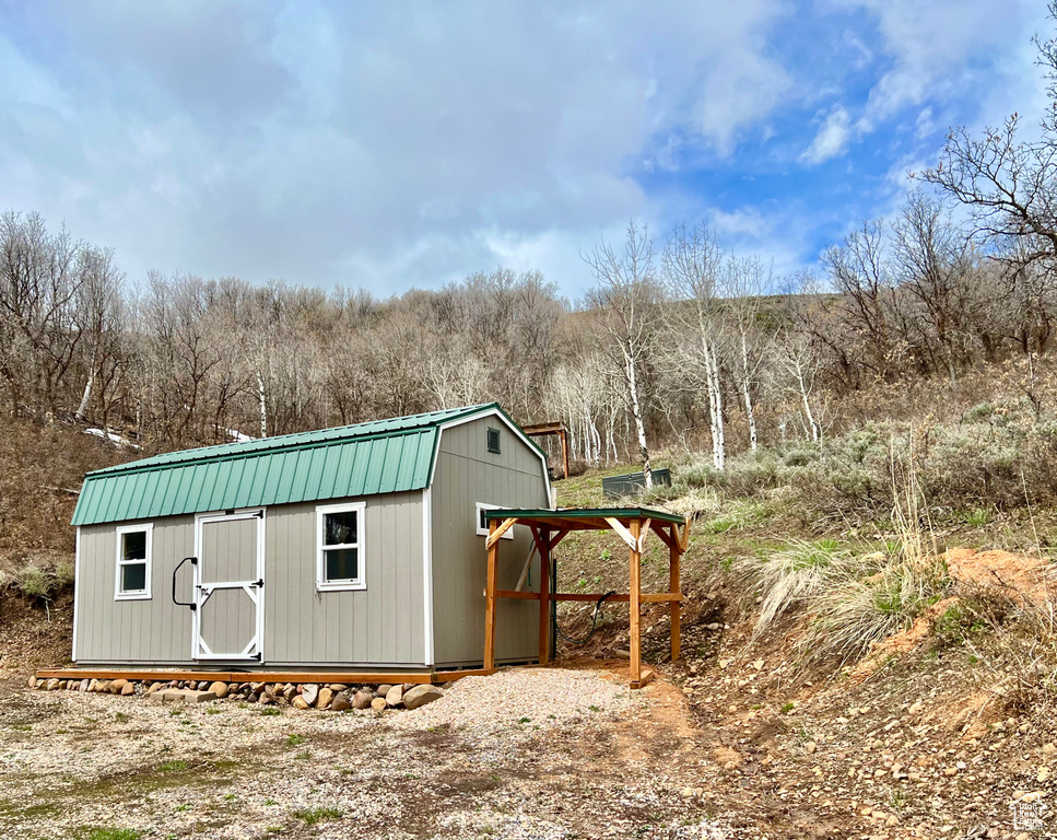View of shed