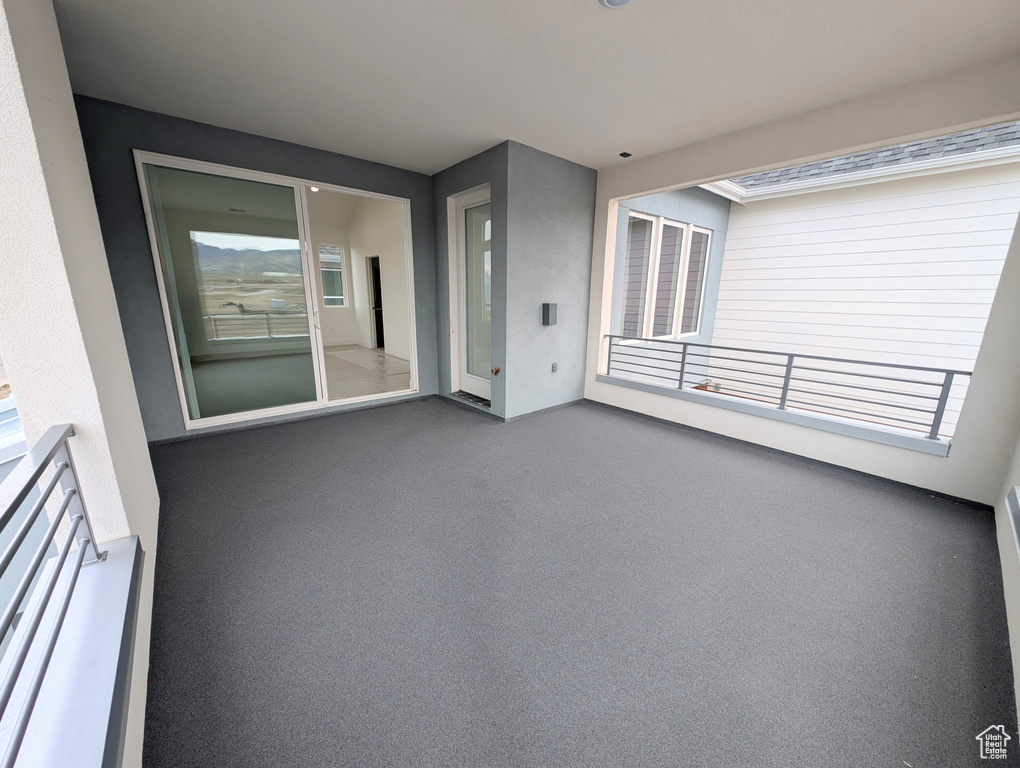 Spare room featuring carpet floors